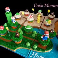 Super Mario Map Cake!