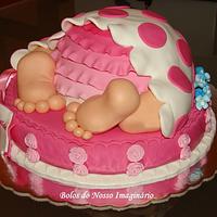Baby Girl Rump Cake