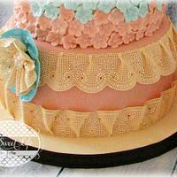 Shabby Chic Cowgirl cake