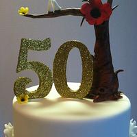 50th Anniversary Autumn Cake