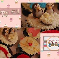 Happy Fit Cupcake Toppers