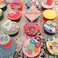 Dressmaker cupcakes