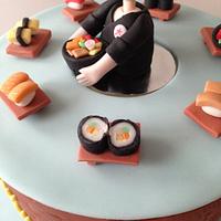 Sushi Cheff birthday cake