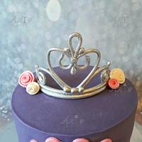 Sofia tiara cake by Arty cakes 