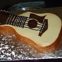 Guitar Grooms cake