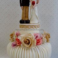 Wedding Cake al estilo Ponquecitos and Cakes