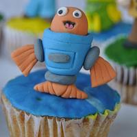  Fishtronaut & Friends cupcakes
