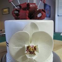 Moth orchid mini cake