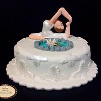 Yoga pilates Cake