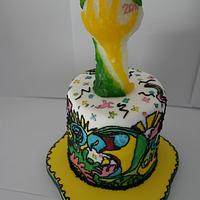 World cup Brazil cake for chairty
