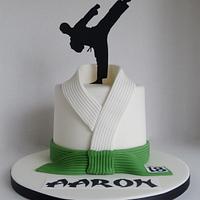Taekwondo/judo 18th Birthday cake