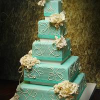 Tiffany wedding cake Tiffany wedding cake