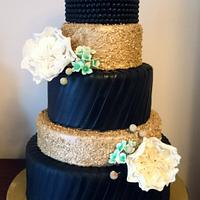 Gatsby inspired wedding cake