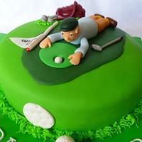 Golfer's Birthday Cake