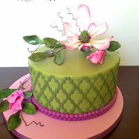 Magnolia Garden Cake