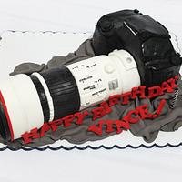 Canon 50d Camera with Canon Super Telephoto Lens Cake