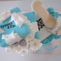 Tiffany & Co. Kitchen Tea/ Bridal Shower Cake
