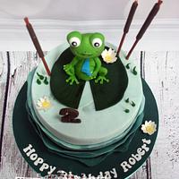 Robert - Frog Birthday Cake 