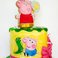 Pepa Pig birthday cake