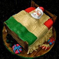 Father christmas cake