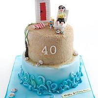 Beach Themed cake