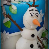 Frozen cake meets Christmas?