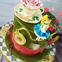 Alice in Wonderland Mad Hatter Cake