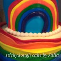 rainbow cake for Lyla