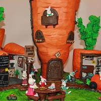The carrot´s house cake
