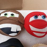 Pixar Cars Cupcakes 