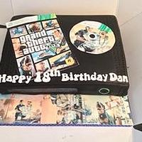 GTA 5 themed Xbox cake 