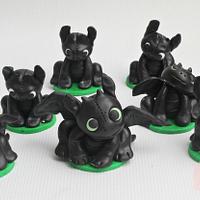 Toothless Cupcakes