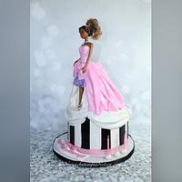 Fashion Barbie Cake