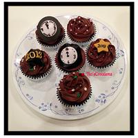 New Year's Countdown Cupcakes