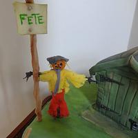 Scarecrow Cake for Clare