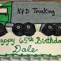 Buttercream Truck cake