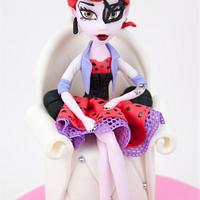 Monster High Doll Cake / Tort Monster High Operetta