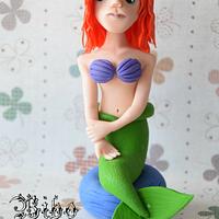 Mermaid Fondant Topper 