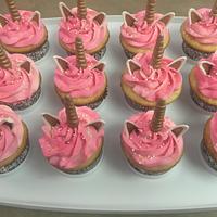 Pink Unicorn cupcakes