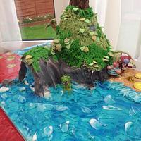 Jake and the never lands inspired cake