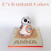 Star Wars BB-8 cake