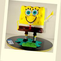 TARTA BOB ESPONJA DE PIE 