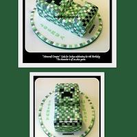 XBox 360 Game Character Cake - Creeper.