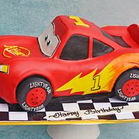 McQueen Car Cake 