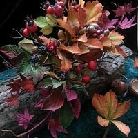 Woodland Autumn. Sugar Arrangement