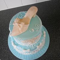 Princess slipper cake