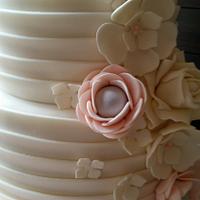 Floral Christening Cake