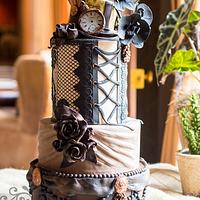Steampunk Wedding cake