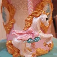 Carousal horse cake