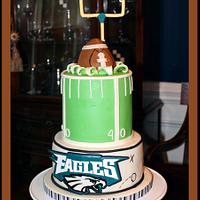 Eagles Football Cake